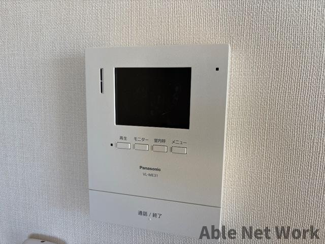 シェーンハイムAのセキュリティ|安心のカメラ付きインターホン