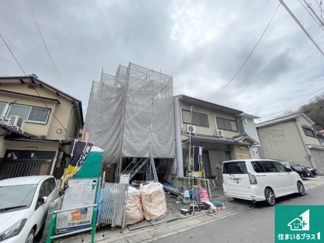 京都市山科区上花山桜谷　新築一戸建ての前面道路含む現地写真|現在建築中！落ち着いた街並みで新生活を始めることが出来そう！周辺の物件も併せてご紹介させて頂きます！