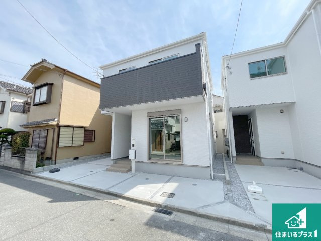 18(土)19(日)20(祝)現地説明会　東大阪市玉串町西　ラスト1邸の外観|安心の10年保証！外観を美しく保ち、雨水で汚れを落とします！気になることがありましたら、お気軽にお問い合わせください！
