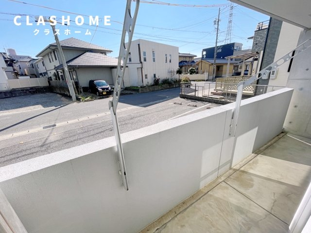 サニーハイツ　　　のバルコニー|同物件の別部屋になります。