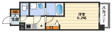 エスリード梅田グレイスの間取り