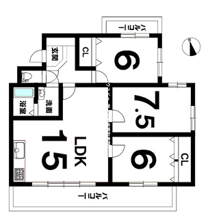  | 【カーサ東泉】✨️仲介手数料無料✨️葵小学校・あずま中学校