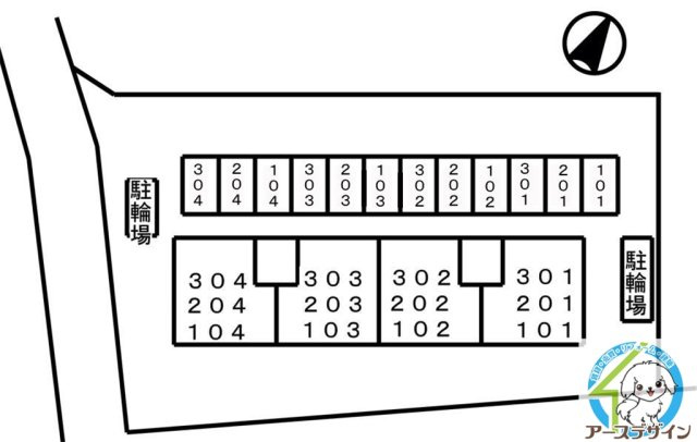 サン・イーストヒルの駐車場|パース写真