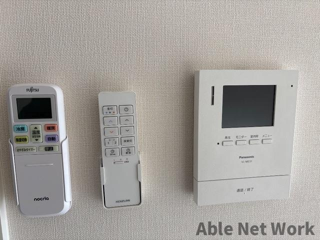 シェーンハイムAのセキュリティ|安心のカメラ付きインターホン