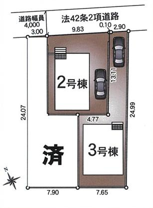 八王子市　大楽寺町　新築一戸建て　３１期の区画図|～全3棟の新しいコミュニティーが誕生～