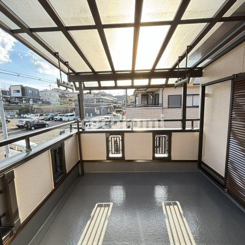東香里新町戸建てのバルコニー