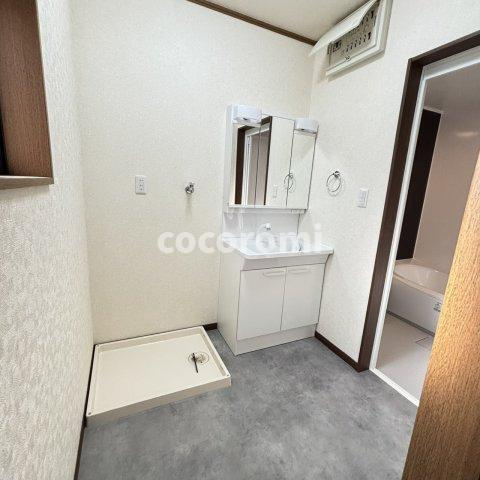 東香里新町戸建ての洗面所