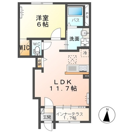 シェーンハイムAの間取り