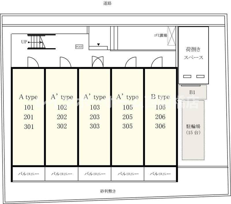 リブリ・シュシュ セッテセブンの区画図