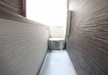 グレンツェント泉大津のバルコニー|落ち着いた時間を過ごせるバルコニーです