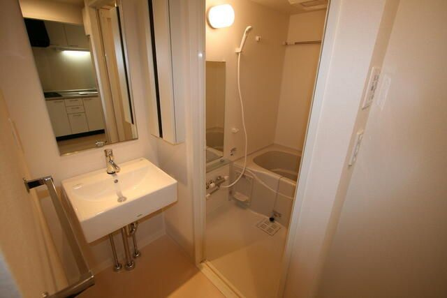 江東区古石場３丁目の賃貸マンションの洗面所