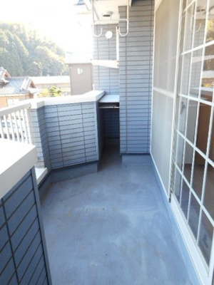 【バルコニー】 | サンビレッジＤ | バルコニー付きです