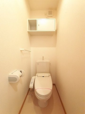 【トイレ】 | アドックヒルズ・モエＢ | 清潔感のあるトイレです