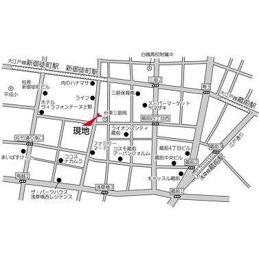 【地図】 | ラクラス新御徒町