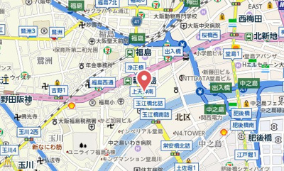 【地図】 | meetMe梅田西