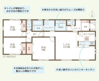 【間取り】 | リーブルガーデン広陵町三吉赤部９期 | 間取り図