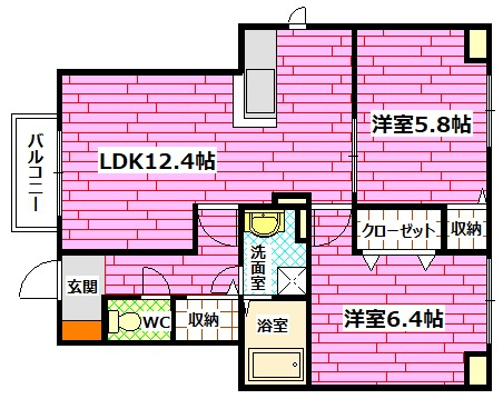 アーバインフォリーの間取り