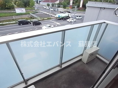 【バルコニー】 | パークサイドSOGA | 広々としたバルコニーです