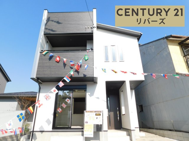 北名古屋市熊之庄城ノ屋敷の新築一戸建の外観|◇限定１棟◇　　いつでも見学出来ます♪♪（お問合せ当日、平日、水曜、夜間でもＯＫ）　長期優良住宅！　制震ダンパー搭載！　南向き！　駐車２台ＯＫ！　上部吹抜のエントランス♪　収納豊富！