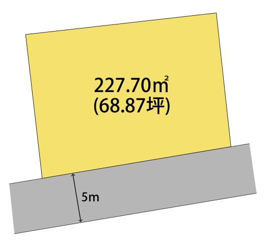 和歌山市紀三井寺・土地・127707の区画図
