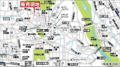 あきる野市草花　第5期　2号棟の地図