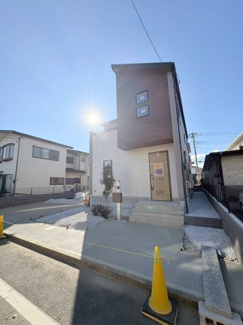 【外観】 | 坂戸市鶴舞2丁目　新築分譲　東武越生線『一本松駅』徒歩15分　【浅羽野小学区】