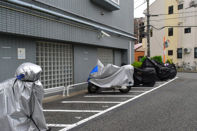 立川市富士見町６丁目の中古マンションの駐輪場