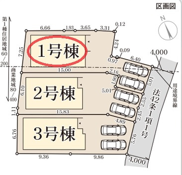 【区画図】 | リーブルガーデン甲賀市水口町八坂 | 区画図