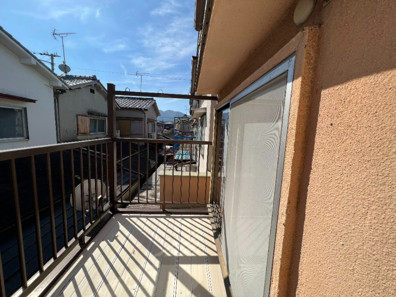 大和高田市甘田町の一戸建てのバルコニー