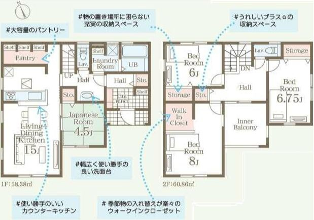 下野市緑2丁目　第2の間取り