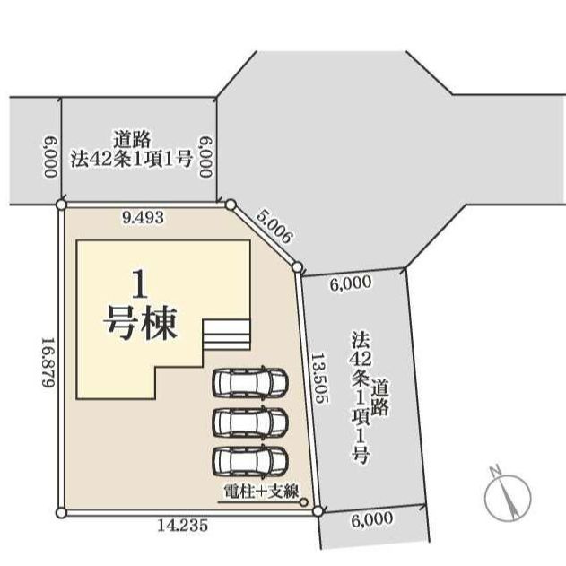 下野市緑2丁目　第2の区画図