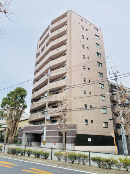 コスモ紫野の外観