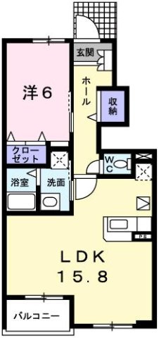 クール・ヴィヴァーチェＢの間取り