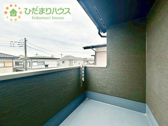 【バルコニー】 | 我孫子市新木野4丁目24-2期　新築戸建 | 広々としたバルコニー。お洗濯物もぜーんぶ干せちゃいます！！