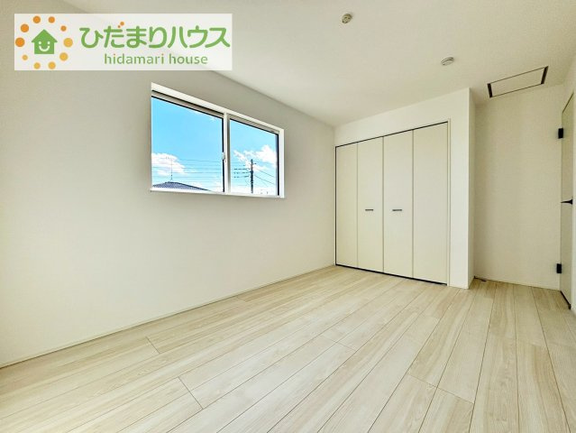【洋室】 | 我孫子市新木野4丁目24-2期　新築戸建 | 洋室は高い天井のゆったりとした空間を演出(^^)/