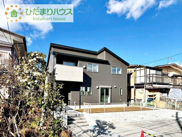 【外観】 | 我孫子市新木野4丁目24-2期　新築戸建 | デザイナーズのようなお洒落な外観です(^^♪