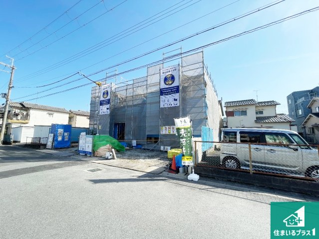 奈良市南京終町　新築一戸建ての前面道路含む現地写真|駅やスーパー、小学校・中学校等日常生活に欠かせない情報や道のりもご紹介いたしますのでお気軽にご相談ください。