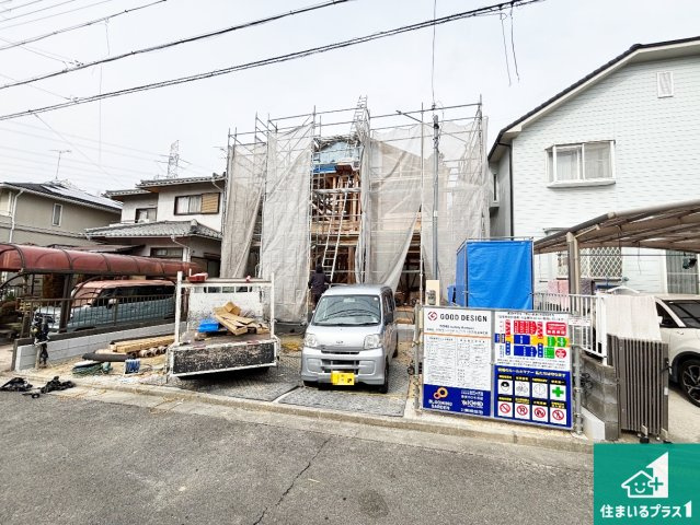 生駒市ひかりが丘　新築一戸建ての外観|住宅ローンアドバイザーがお客様にピッタリの住宅ローンをご提案致します。安心してご相談ください！
