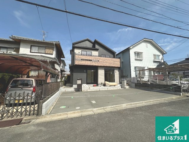 生駒市ひかりが丘　新築一戸建て　の外観|お客様に長く安心して住んでいだだける事にこだわった家づくり！住んでからのアフターサービスにもしっかりと取り組んでいます！