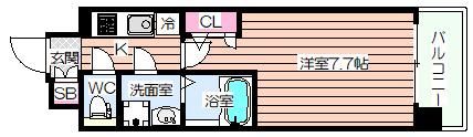 【間取り】 | エスリード阿波座シティーウェスト