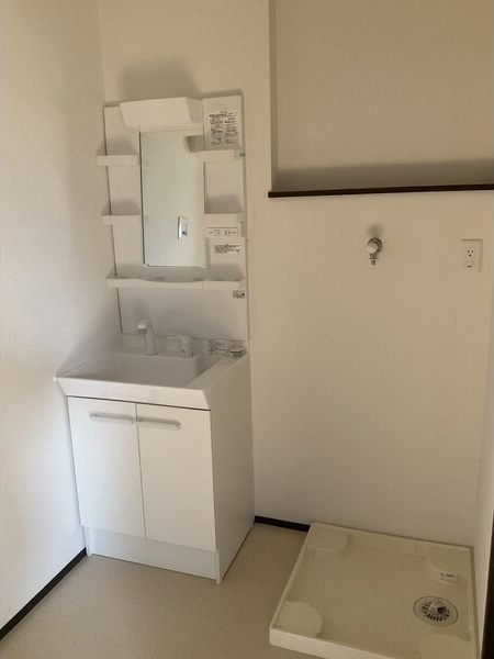 ヴィラージュ海老島Aの洗面所