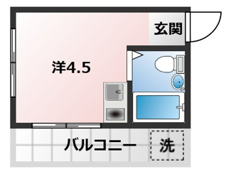【間取り】 | コーポ岸町