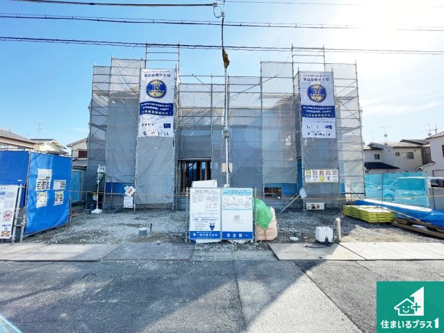 奈良市南京終町　新築一戸建ての外観|どんな些細な事でもご相談ください。