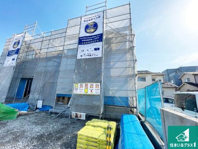 奈良市南京終町　新築一戸建ての外観|お近くの同じ売主さんが建築したお家をご案内致します。実際に使われている設備をご覧ください。