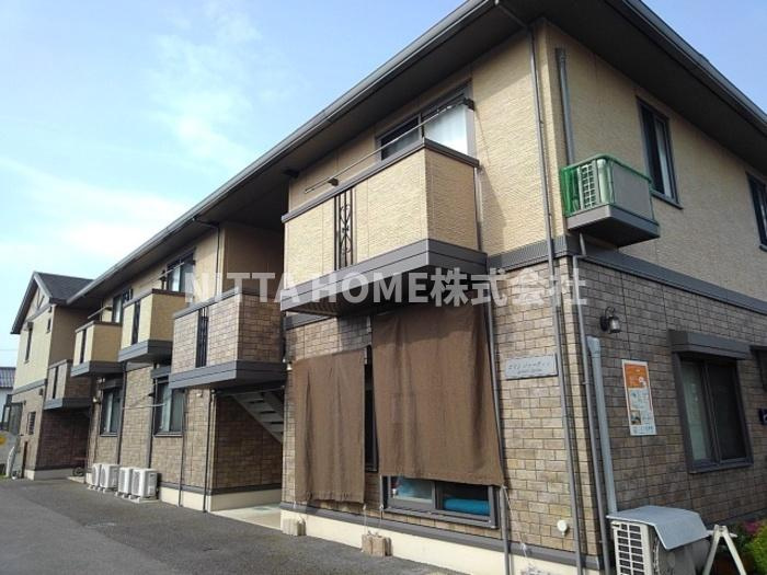 ゴマリ　ジャーディンの外観|篠山市のお城周辺の市街地に隣接したアパートです♪