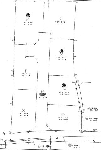 長野市篠ノ井御幣川の区画図