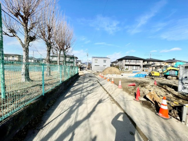 長野市篠ノ井御幣川の前面道路含む現地写真