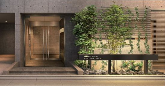 SYFORME　MONZEN-NAKACHOのエントランス