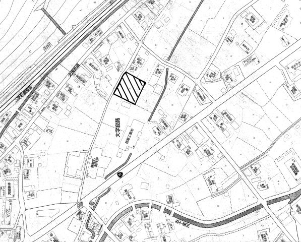 千曲市寂蒔の土地図