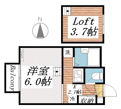 【間取り】 | pur田尻